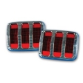 1964-66 TAILLIGHT BEZELS OEM STYLE (FROM: $210)